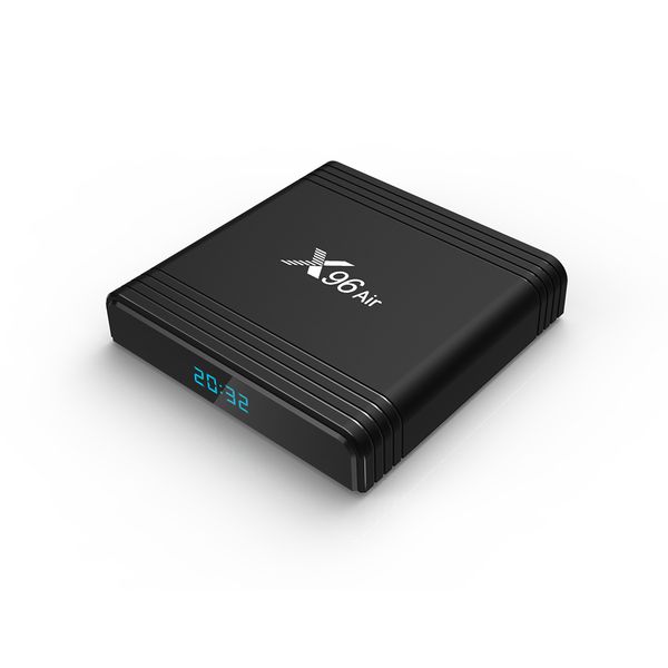 

selling x96 air android 9.0 tv box amlogic s905x3 quad-core 4gb/32gb 4gb/64gb 8k h.265 2.4g/5gwifi&bluetooth smart set box yxt