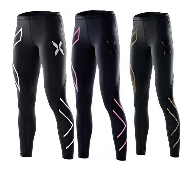

fashion-women yoga pants running tights mid waist fitness workout leggings brand women jogging trousers gym clothing, White;red