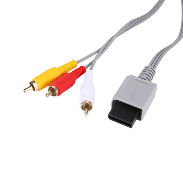 

1.8 meters gold plated audio video av composite 3 rca cable for nintendo for wii