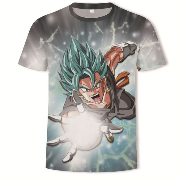 

mens designer summer t-shirt cartoon sun wukong 3d printing round collar short sleeves6ohm, White;black