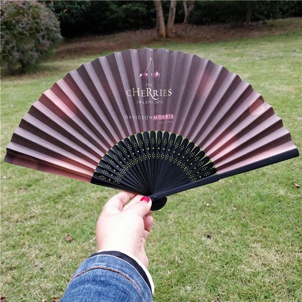 

art paper fans folded bamboo 25 bone personalized full-print provide design draft customization promotional advertising paper fans gift r435