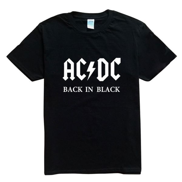 

paragraph 9 cartoon rock crime men t-shirts ac dc hip hop fashion heavy metal t shirt, White;black