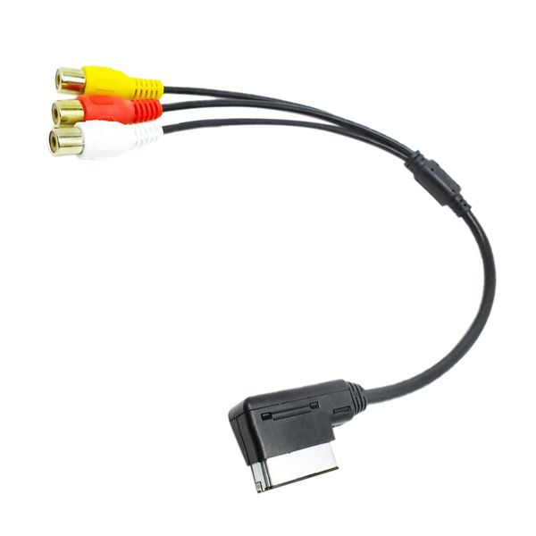 

ami to rca car audio music play cable adapter converter for audi a3 a4 a5 a6