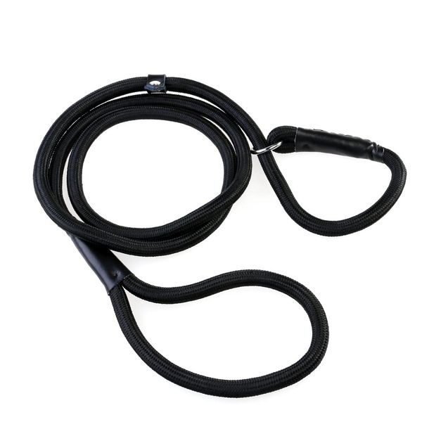 

150cm durable pet dog nylon adjustable loop training leash slip lead collar traction rope