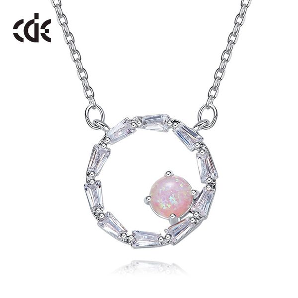 

wedding party beaded pearl gift woman lady diamond jewelry necklaces for bride acting initiation graduation cde-1126, Silver