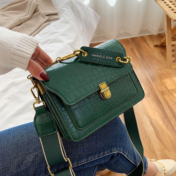 

bags for women women's bags stone pattern bag women's bag 2019 new wide shoulder strap square shoulder messenger