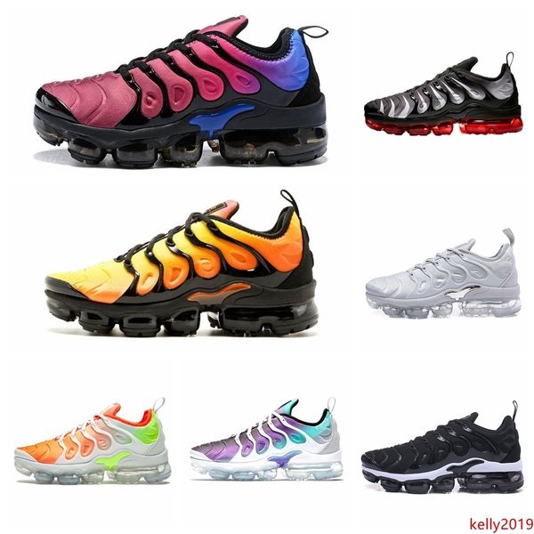 

2019 new chaussures tn plus ultra silver traderjoes running shoes colorways male pack sports tns mens trainers sneakers