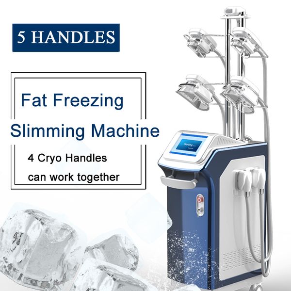 

жира замораживания машина cryolipolysis терапия неинвазивный жир замораживание похудение машины для потери веса тела с 5 ручками