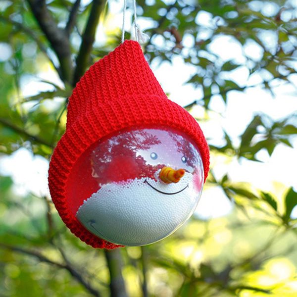 

christmas hanging ball snowman ball children toy plastic xmas tree hanging pendant new year home decor christmas decorations 3ct