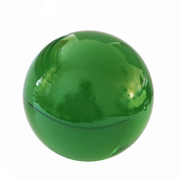 

100mm 1pcs green color crystal fengshui balls home deskdecoration ing
