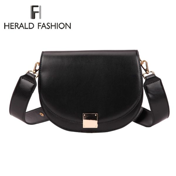 

brand pu leather women hasp saddle bags designer luxurious women bag 2020 famale vintage shoulder messenger bags