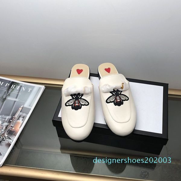 

fashion luxury designer women shoes mules outdoor fashion flat mule ladies loafers womens summer slippers suede genuine leather shoes d03, Black