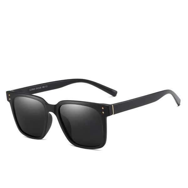 

fashion men sunglasses polarized driving glasses women goggles uv400 tac lens summer classic eyewear for sun oversize tr90, White;black