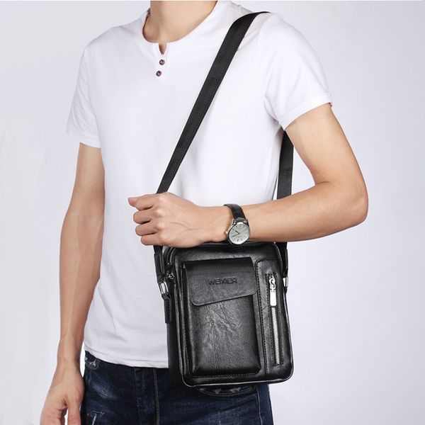 

xiniu men vintage shoulder bags crossbody bags retro zipper handbags men shoulder crossbody bolsa feminina transversal#n35