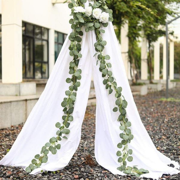 

simulation plant simulation eucalyptus leaves indoor wall hanging decoration festive party supplies artificial plantsxq xq