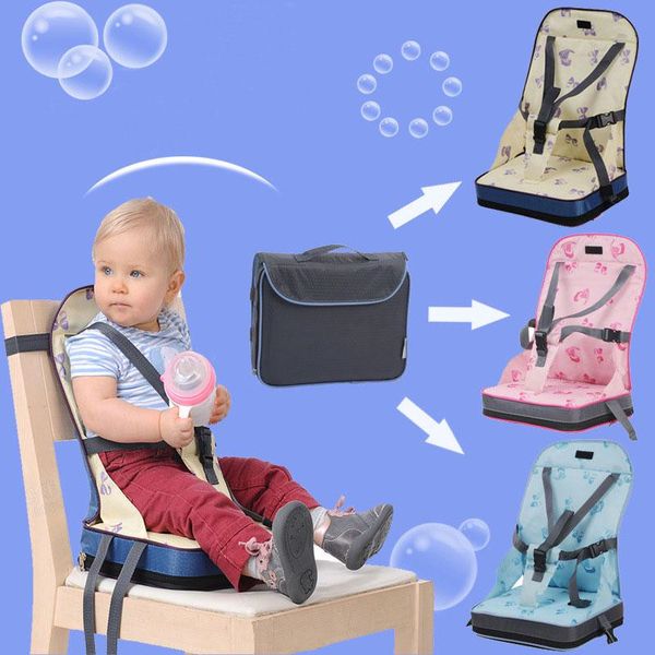 

3 colors portable baby dinning seat pad baby chair seater infant safty travel highchair toddler shopping seat assistant