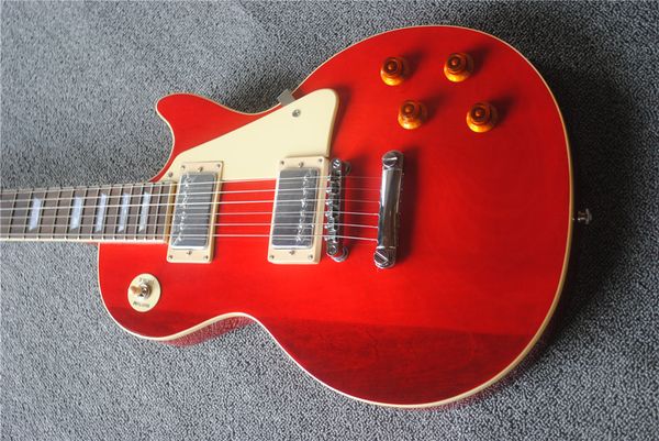 

wholesale chinese factory oem 2 red lp electric guitar, selling guitar