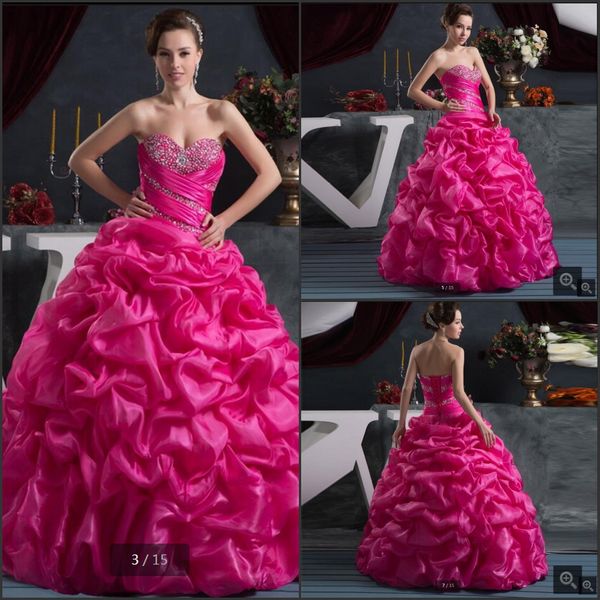 

romantic pink beading ruffles taffeta prom dress 2019 pick-ups bubble prom dresses sweet 16 strapless pleated prom gowns, Black