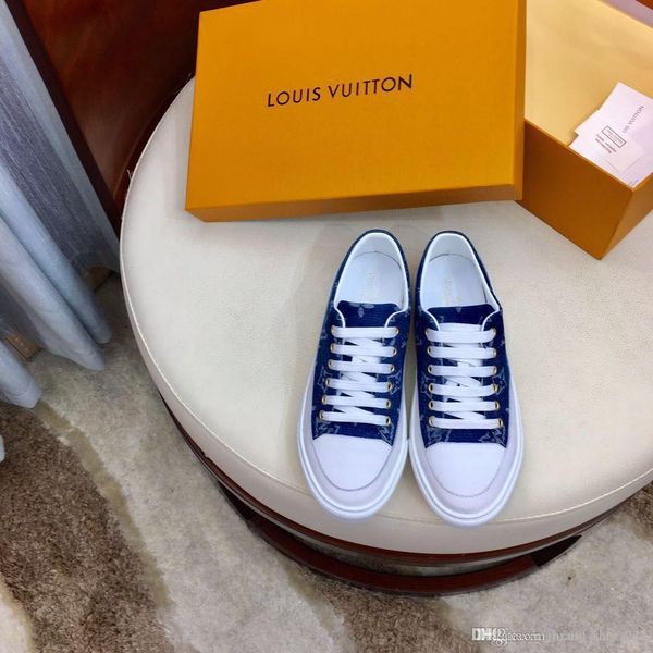 

r luxury casual shoes, fashion knitted printed leather lace luxembourg casual sports shoes size35-41 with original box