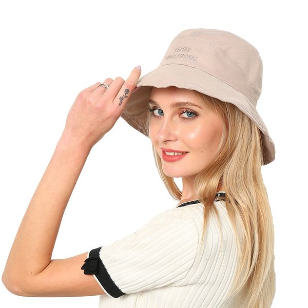 

women spring and summer hat foldable wide brim floppy cap sun fisherman hat dropshipping decoration accessories discount, Blue;gray