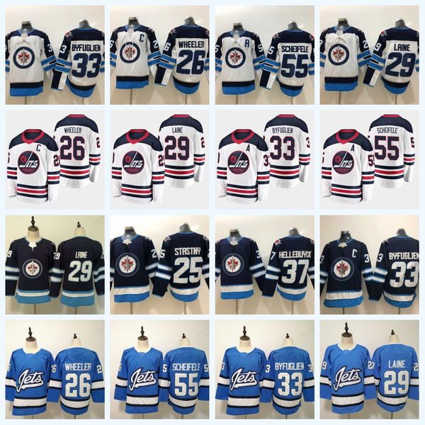 

29 Patrik Laine Winnipeg Jets 55 Mark Scheifele 26 Blake Wheeler 37 Connor Hellebuyck 25 Paul Stastny 33 Dustin 2018-2019 Ice Hockey Jersey