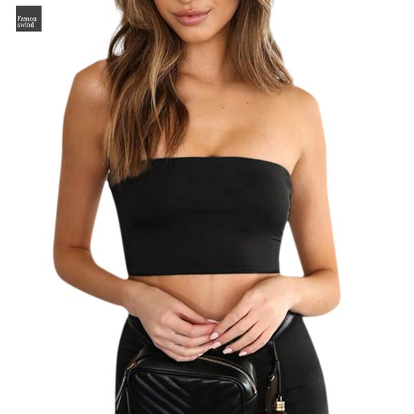 

высокое качество горячего женщины tank жилет дизайн верхней одежды tank рукавов crop top бюстгальтер backless мода одежда новая, White