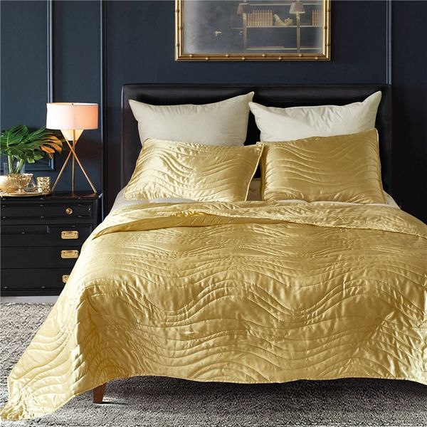 Imitation Silk Home Textile Bed Cover Queen King Size Duvet Cover