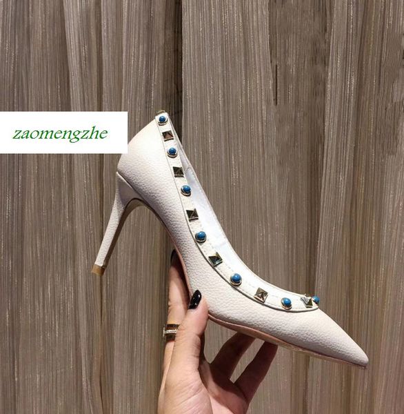 

brand shoes woman high heels pumps red high heels women shoes wedding pumps high-heeled shoes 8.5cm, Black