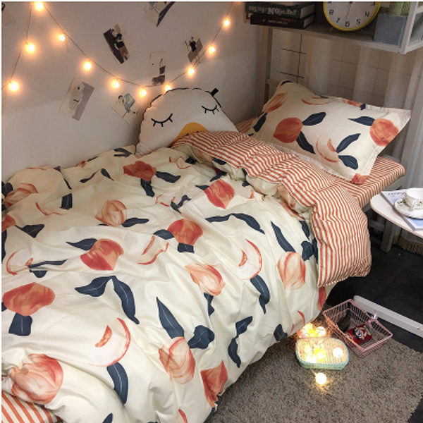 

3pcs baby bedding set cute animal cotton crib bed linen kit cartoon includes pillowcase bed sheet duvet cover without filler