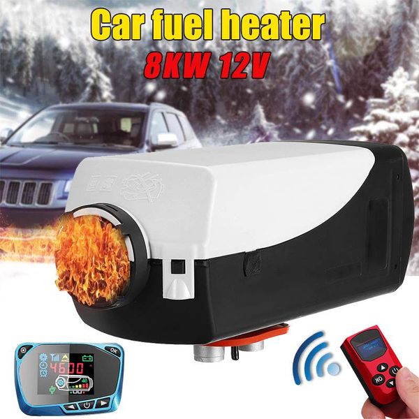 

car heater 8kw 12v air diesels heater parking with remote control lcd monitor for rv, trailer, trucks, boats