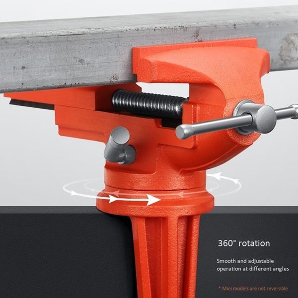 Freeshipping 60mm Abertura Mini Vise tabela Universal Vise giratória Tabletop braçadeira vice Tilts Rodar 360 Graus Universal Trabalho desktop Vis