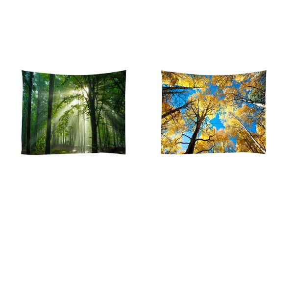 

2x wall tapestry backdrop curtain towel for home bedroom dorm decor arts