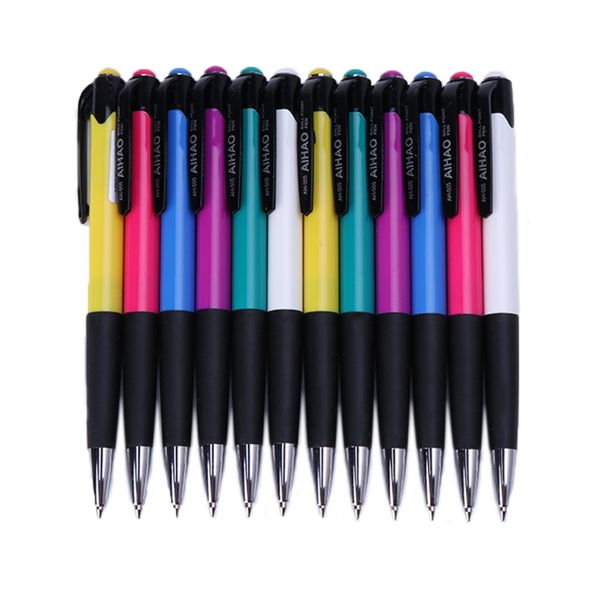 

12pcs 0.7mm ballpoint pen roller ball blue ink office school supplies stationery with retail package feb7, Blue;orange