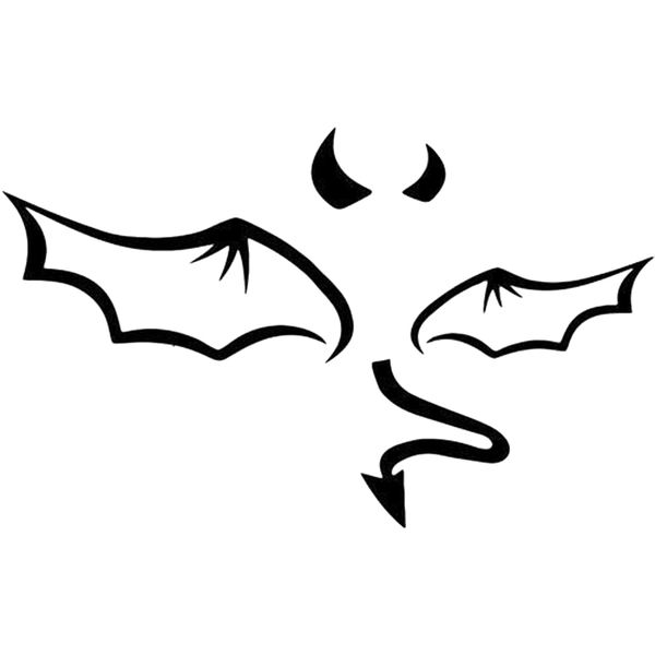 

15 * 9.2 см красный злой дьявол home decor автомобилей стикера этикеты мода личность творчество классический привлекательный стайлинга автом