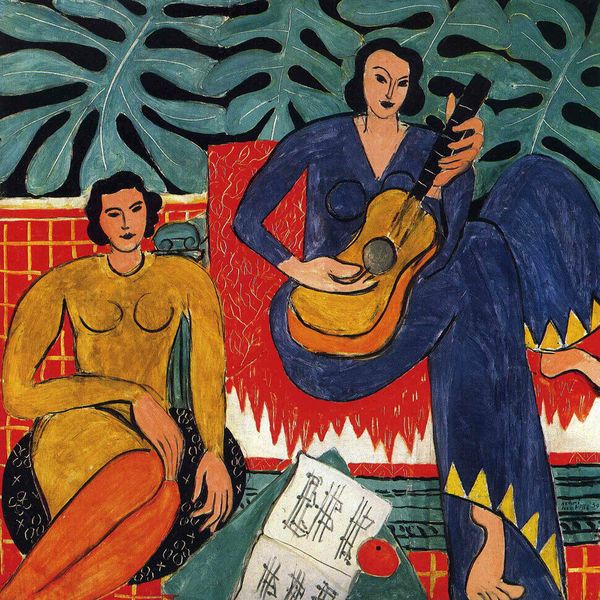 

HENRI MATISSE Music 1939 Home Decor Handpainted &HD Print Oil Painting On Canvas Wall Art Canvas Pictures 191117