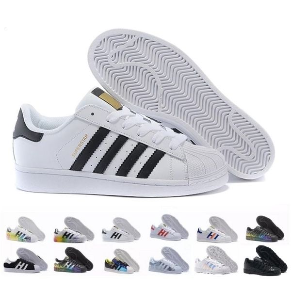 

2019 80 36 44 originals superstar white metallic silver junior superstars s pride sneakers super star women men sport casual