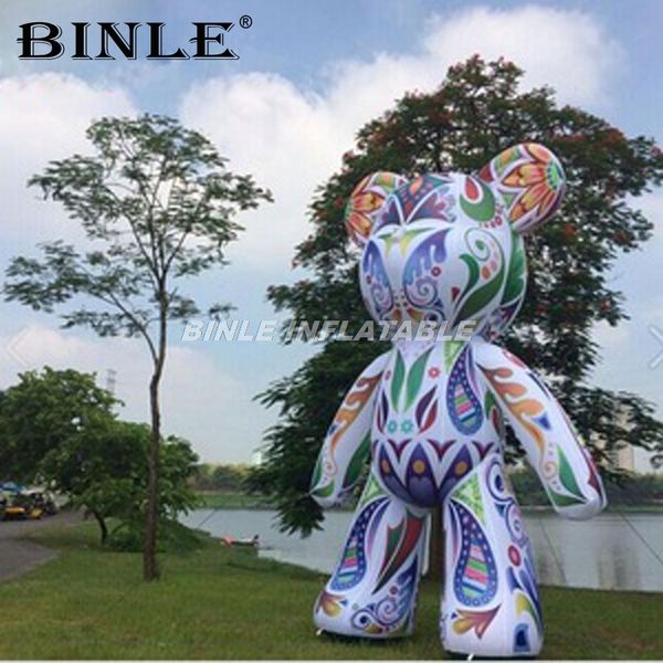 

new arrival giant inflatable teddy bear huge colorful animal cartoon for advertising
