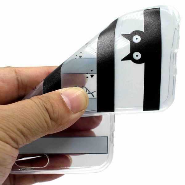 

tpu case for xiaomi mi a2 lite cat pattern soft back cover