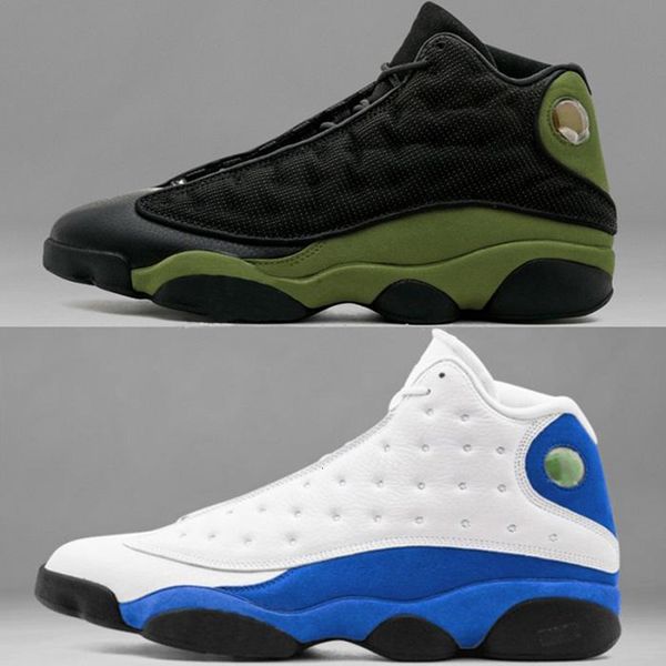 

13 13s hyper royal gs italy blue olive men basketball shoes 13s mens sports sneaker athletics shoes size 41-47