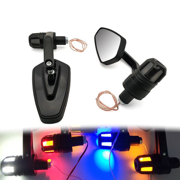 

motorcycle handle mirror with turn led signal light for aprilia shiver / gt tuono / r tuono v4r/factory