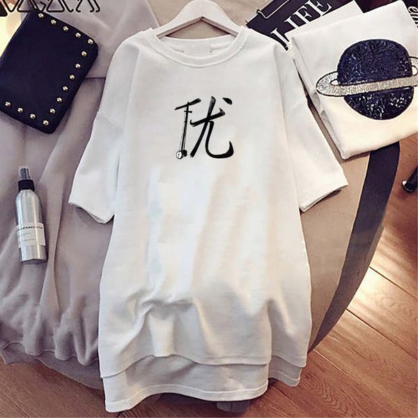 

dresses for women summer brand short sleeves fashion printed long shirts luxury casual dress shirts c005, Black;gray