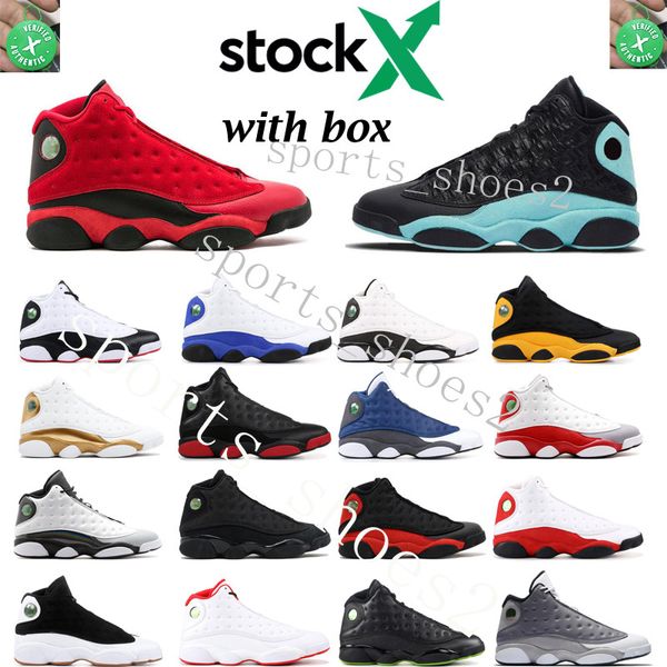

Jumpman 13 13s Mens Women Basketball Shoes XIII BG Metallic Silve 13s Sneakers Black Red Suede Men Cheap Sneakers Island Green With Box four