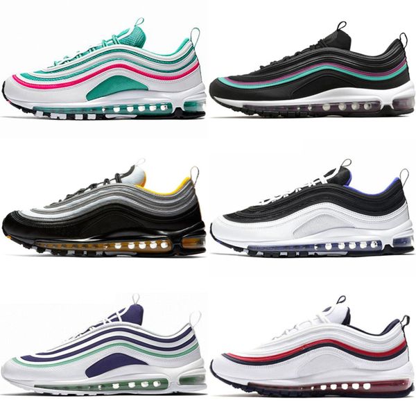 

97 OG Mens Running Shoes Gym Red Persian Violet SE South Beach Triple Black White Women Fashion Sports Designer Sneakers 36-45