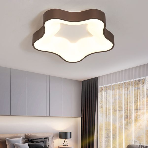 

white grey modern led ceiling lights for living room dining bedroom dimmable iron acrylic lighting lamp child fixtures luminaria