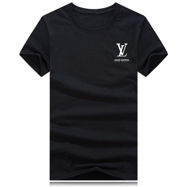 

экипаж шеи розовый футболка летом новый мужской женщин футболка хип-хоп свободного покроя t-рубашки 9 цветов, White;black