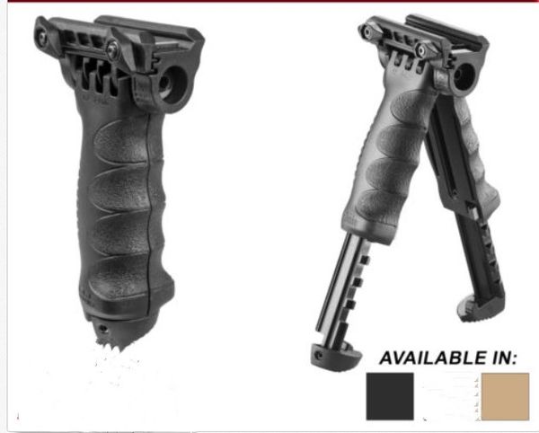 

T pod g2 rotating tactical foregrip bipod black de