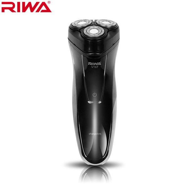 

riwa electric shavers for men triple blade rechargeable beard shaving machine -up trimmer 3d floating head 220v