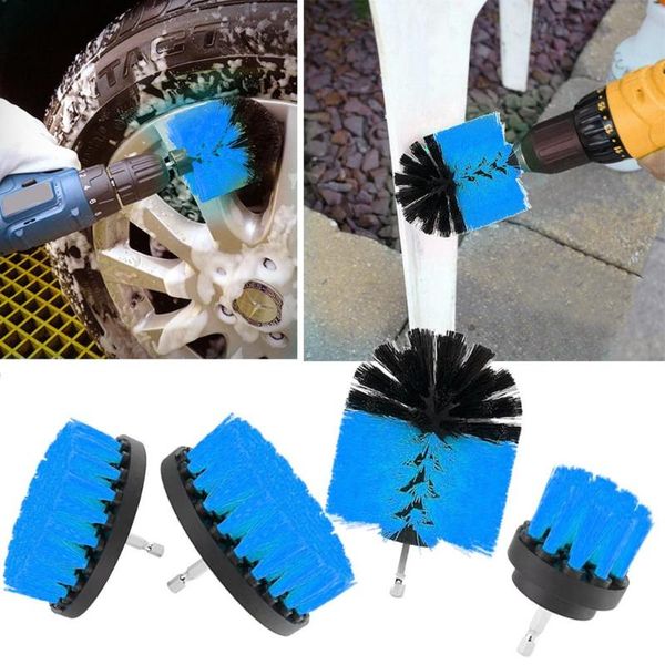

electric drill brush kit tile tub grout scrubber cleaning drilling brushes