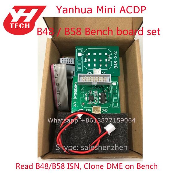 

b48 b58 bench board for b48 b58 dme isn reading / dme clone on bench yanhua acdp adapter