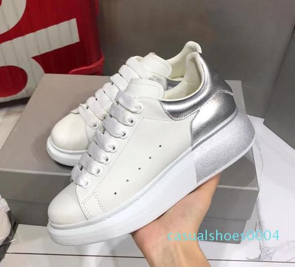 

fashion luxury designer men women casual shoes sneakers party platform dress shoes leather patchwork color chaussures az24, Black